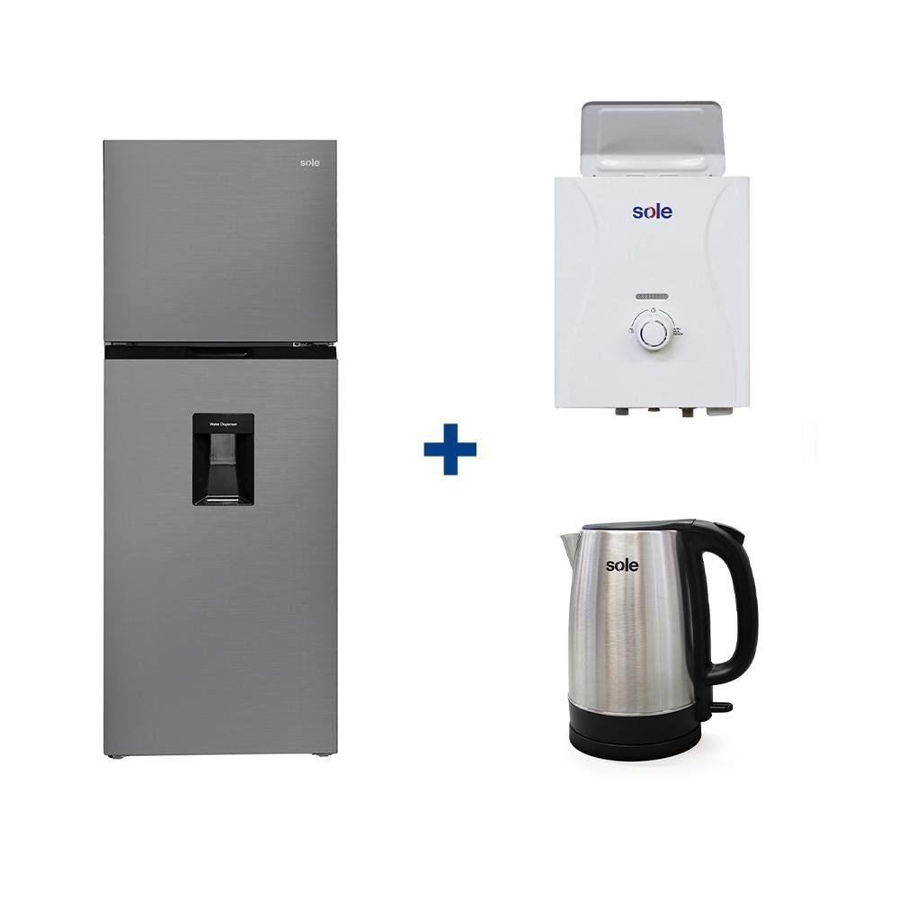 TERMA SOLE 5.5 LT - BASIC   + REFIRGERADORA MILAN INOX + HERVIDOR