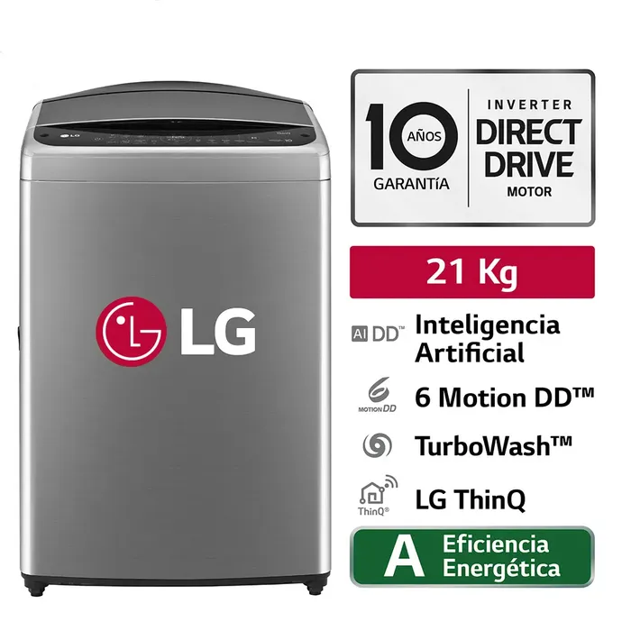 LAVADORA LG 21 KG WT21VV6 - PSM
