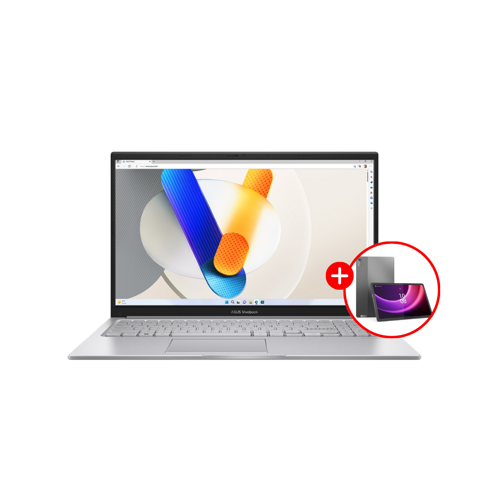 Combo Laptop Asus X1504VA-NJ1661W Core i5 512GB 8GB + Tablet Lenovo Tab M10