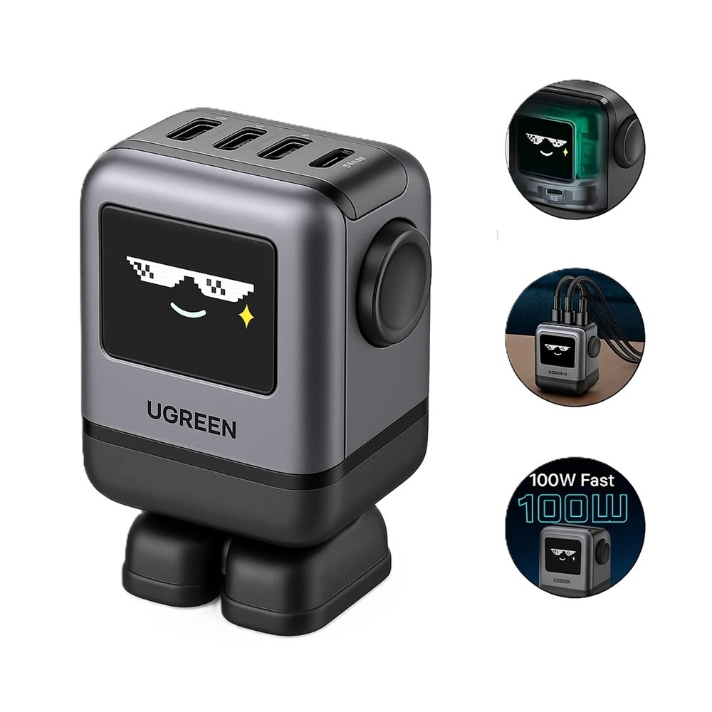 UGREEN Uno RG de 100W (4-Port Robot Gan) - Image 3
