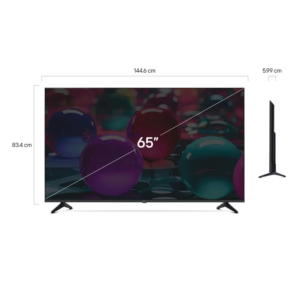 Combo Televisor LG 65" UHD 4k ThinQ AI 65UA7300PSB +AI Magic Remote + Freidora De Aire Boma BM-689 - Image 3