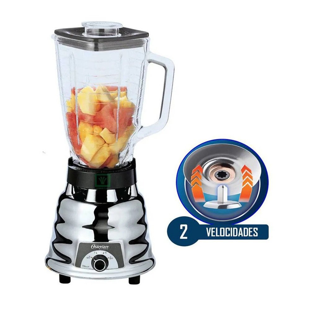 Licuadora Oster 2 Velocidades 250-22053 Vaso de Vidrio 1000 - Image 2