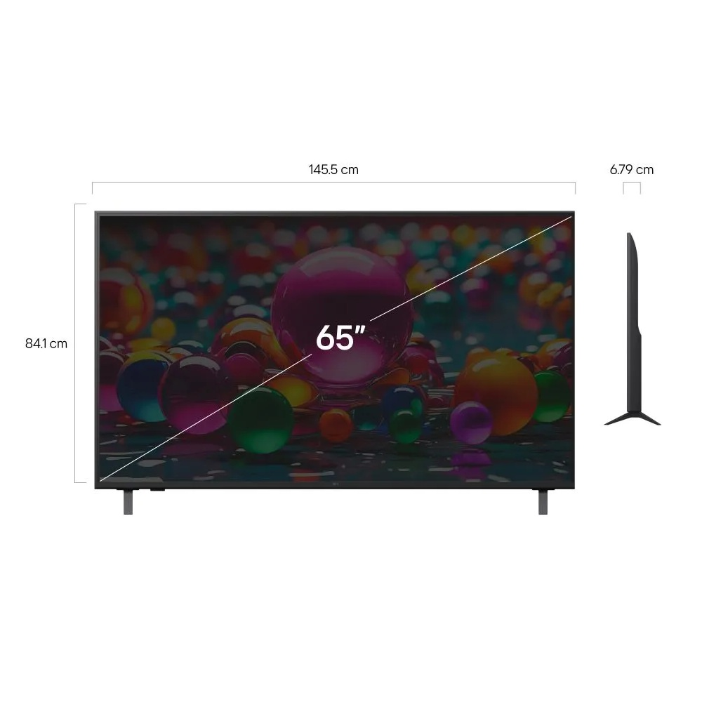 Combo Televisor LG 65 " 65UA8050PSA 2025 LED 4K Ultra HD + Tablet Blackview Tab 11 WIFI - Image 3