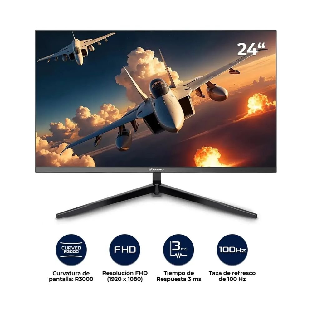 Combo PC Enkore AMD RYZEN 7 16GB + 1TB SSD + CASE+ MONITOR 24"+ KIT 4 EN 1 AMD Ryzen 7 1TB SSD 16GB Negro + Monitor FHD 24" - Image 2