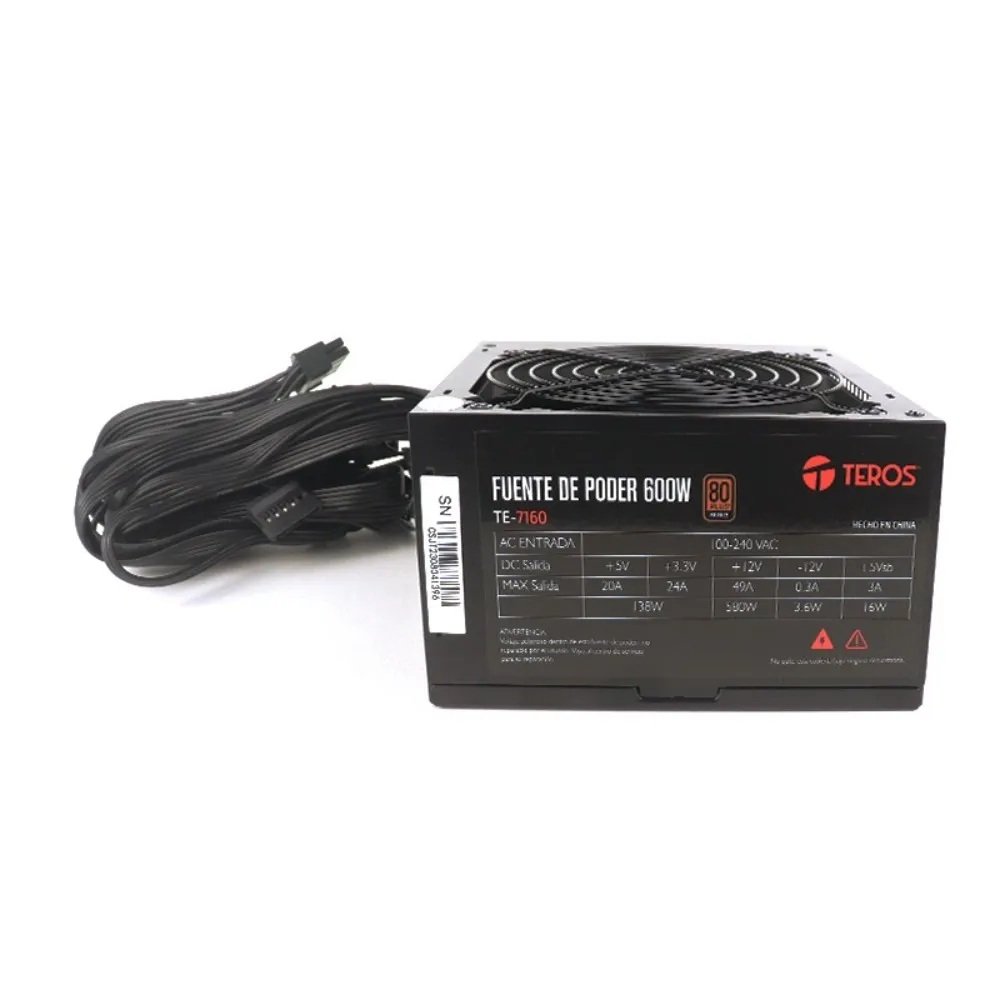 FUENTE DE PODER TEROS TE-7160 600W - Image 3