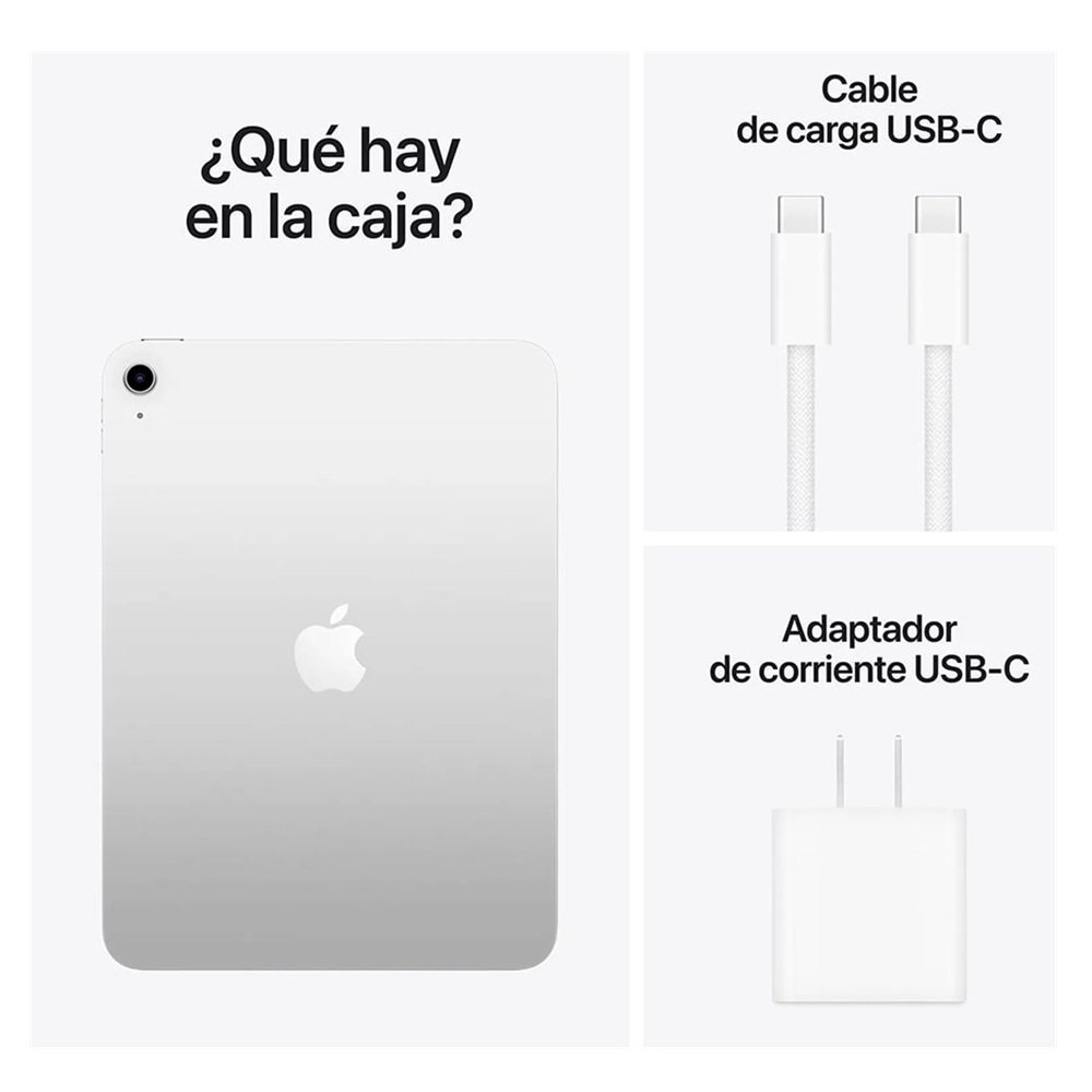 iPad A16 Wi-Fi MD3Y4LL/A 11" 128GB 6GB Silver - Image 3
