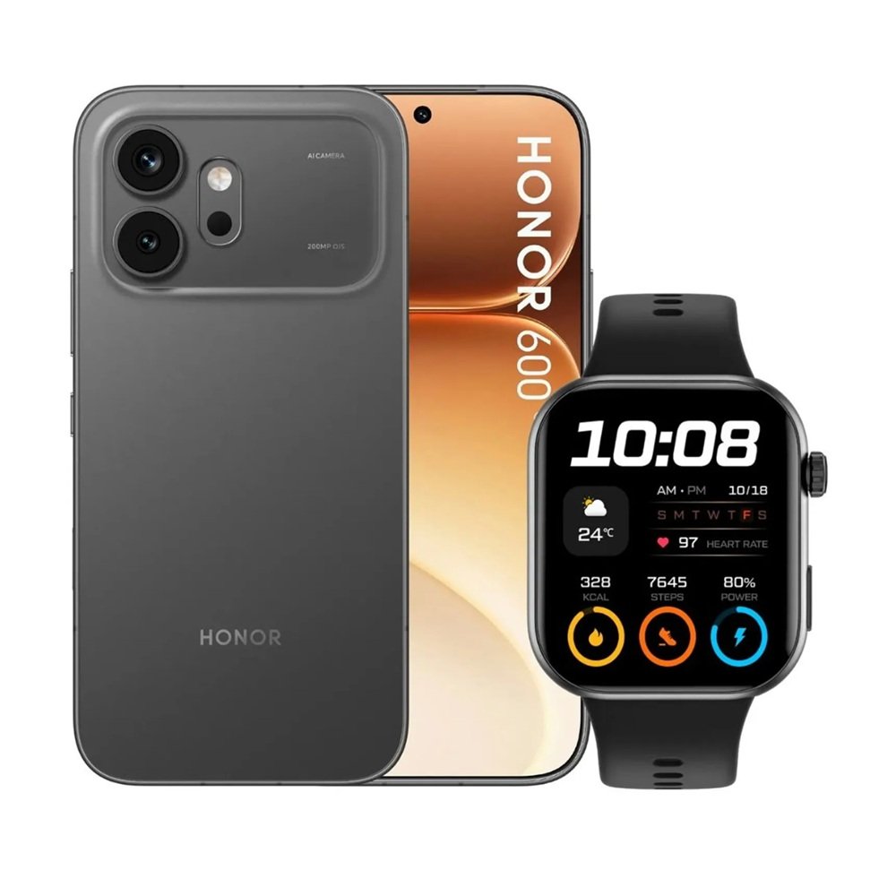 Honor 600 5G + Honor Choice Watch 2i 256GB 8GB Negro