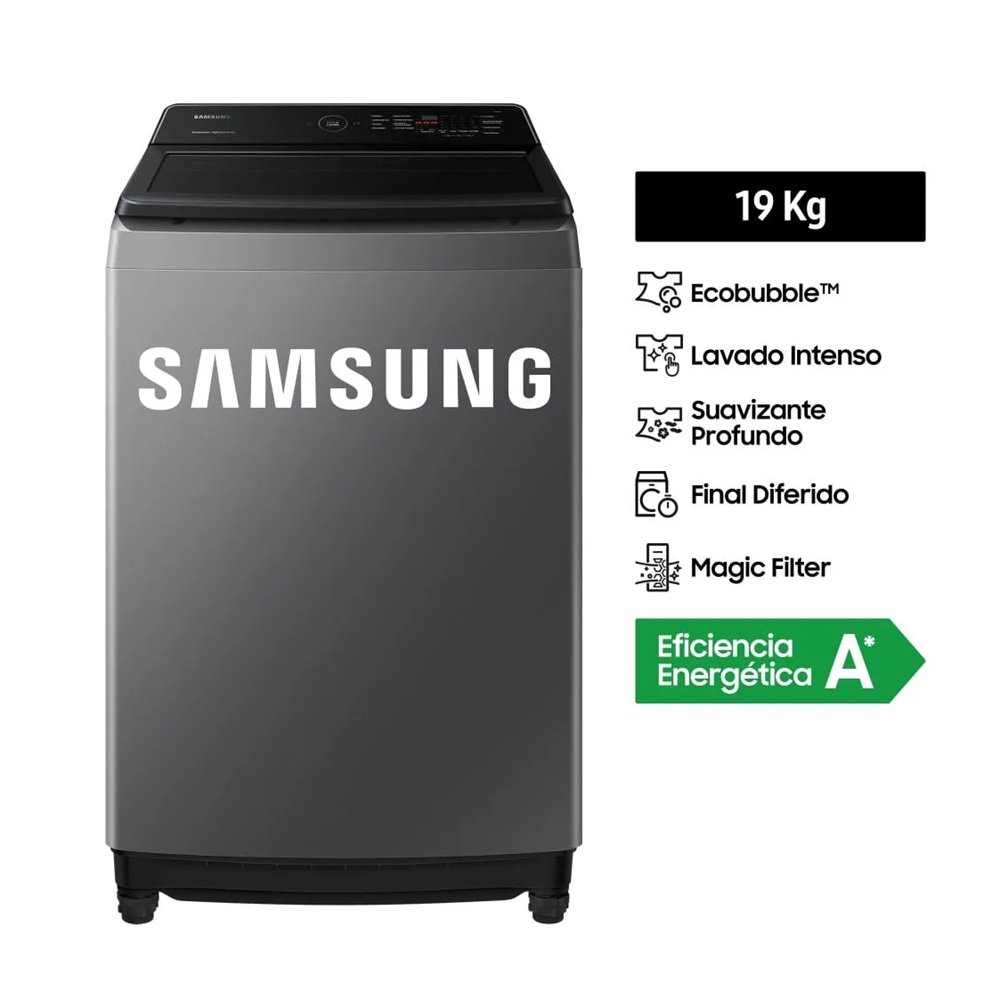 Lavadora Samsung EcoBubble™ 19KG Premium WA19CG6441BDPE - Image 2