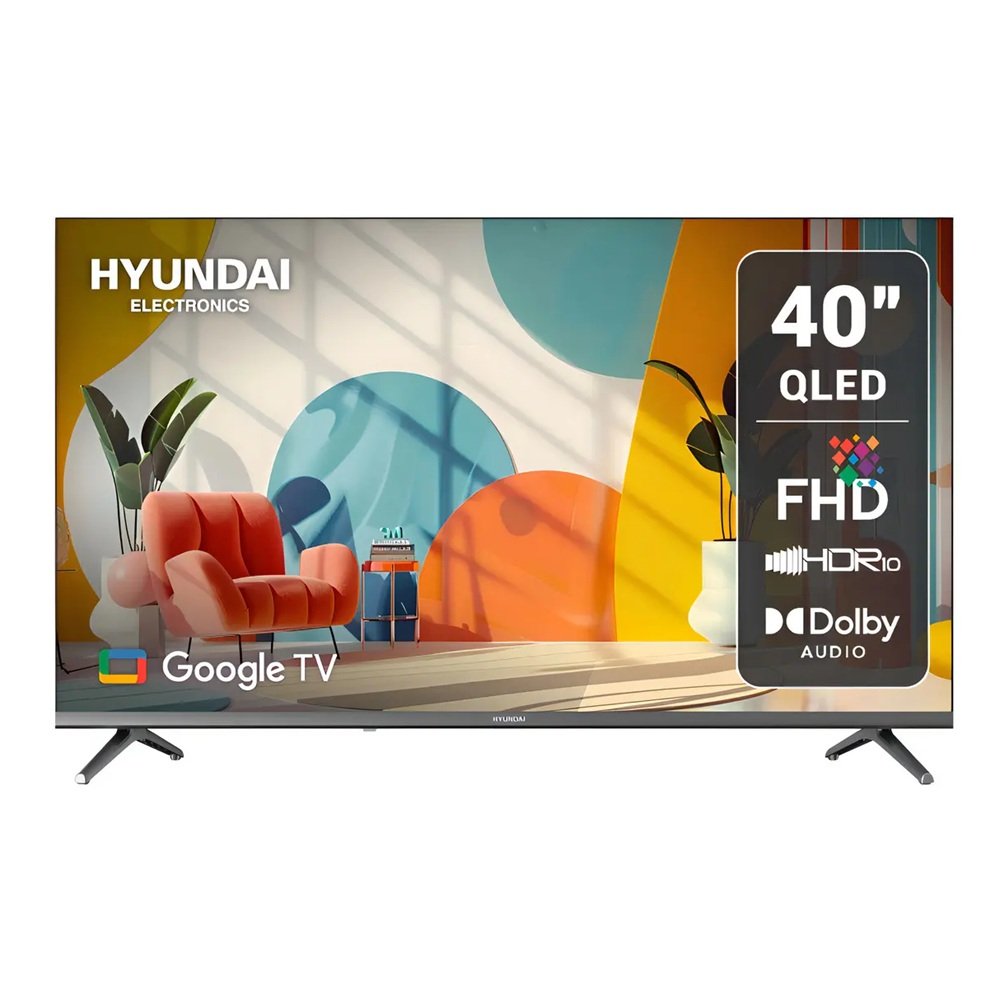 Televisor Hyundai 40 " HYLED4029QG 2025 QLED Full HD(1920x1080) Google TV